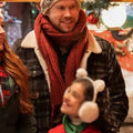 Chord Overstreet Falling for Christmas Shearling Jacket
