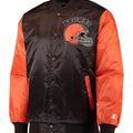 Cleveland Browns Locker Room Throwback Satin Jacket