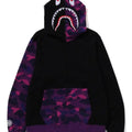 Color Camo Shark Full Zip Hoodie