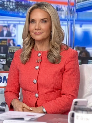 Dana Perino America's Newsroom 2026 Red Tweed Jacket