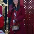 Danica McKellar A Cinderella Christmas Ball Red Coat