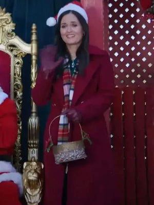 Danica McKellar A Cinderella Christmas Ball Red Coat