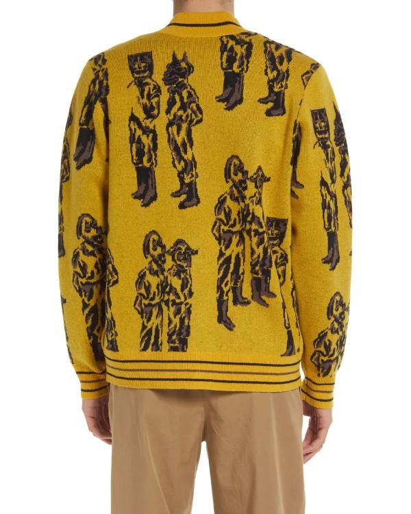 Reasonable Doubt S04 Tim Jo Masked Man Graphic Cardigan - view 4