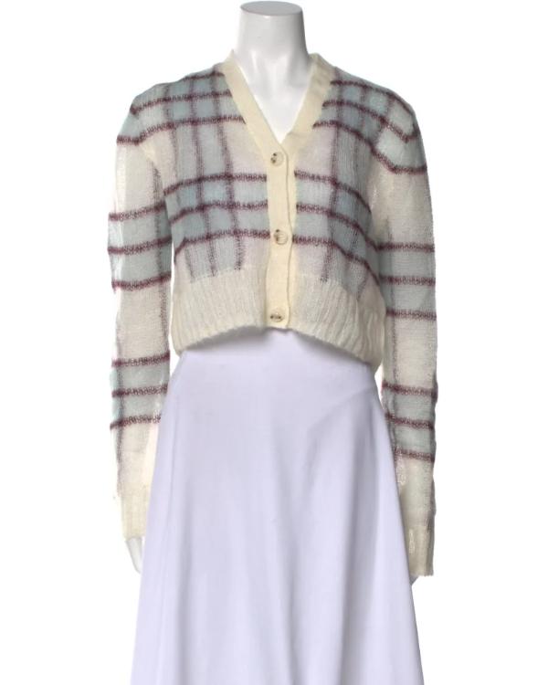 Last Seen S01 Jessica Wren Plaid Print Sweater - view 2