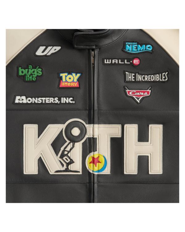 Kith Disney Pixar Dejan Leather Jacket - view 3