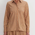 Dustfall 2026 Anna Torv Beige Stripe Shirt
