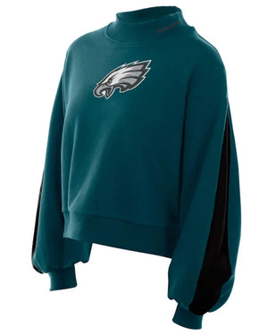 Eagles Mock Neck Sweatshirt