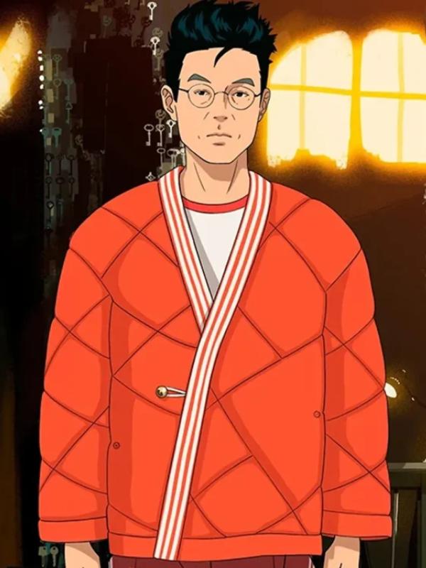 Edison Chen Clot Orange Wrap Jacket