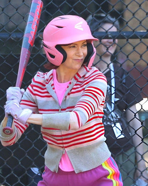 Elsbeth S04 Carrie Preston Striped Knit Hoodie