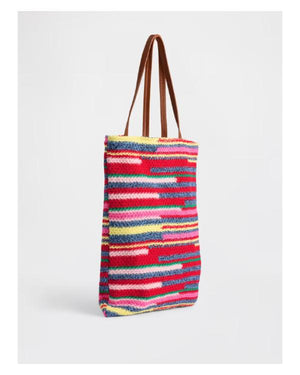 Elsbeth S04 Carrie Preston Crochet Striped Tote Bag - view 3