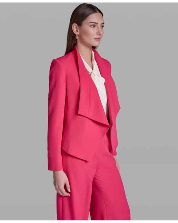 Elsbeth S04 Carrie Preston Pink Front Open Blazer - view 3