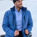 Finding Mr Christmas S02 Blue Puffer Ski Jacket