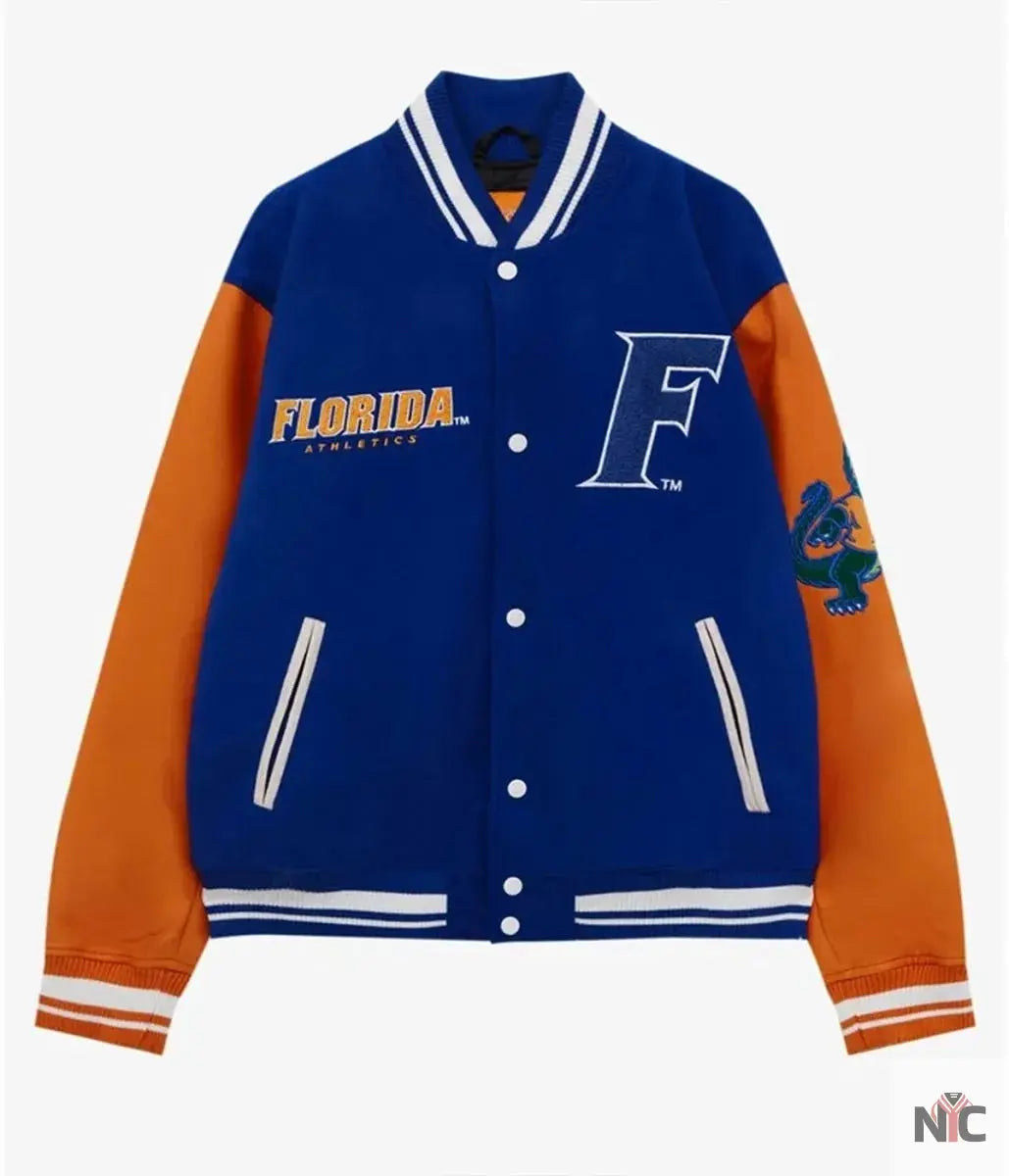 Florida Gators Letterman Royal Jacket