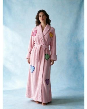 The Nanny S03 Fran Drescher Pink Hearts Robe