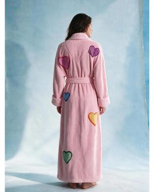 The Nanny S03 Fran Drescher Pink Hearts Robe - view 3