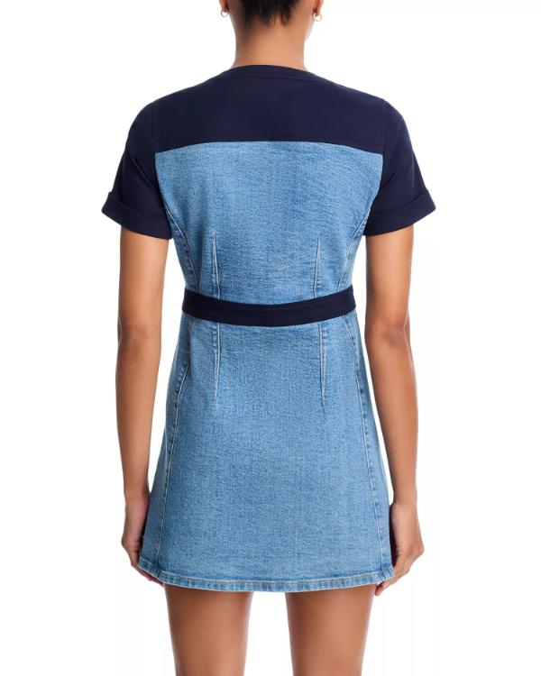 General Hospital 2026 Braedyn Bruner Blue Denim Dress - view 3