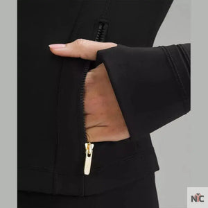 Gold Zipper Lululemon Jacket