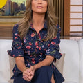 Good Morning America 2026 Rhiannon Ally Floral Shirt Dress