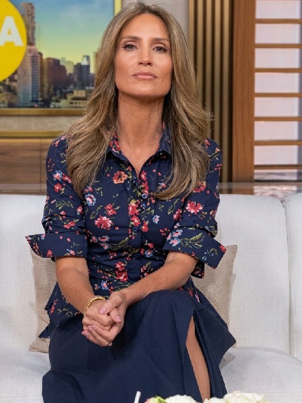 Good Morning America 2026 Rhiannon Ally Floral Shirt Dress
