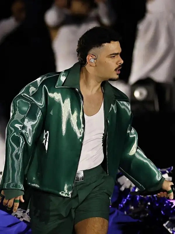 Pedro Sampaio Halftime Show 2026 Green Jacket