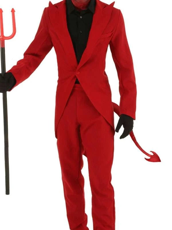 Halloween 2026 Devil Red Costume Suit