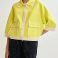 Hannah Fry The Celebrity Traitors S2 Yellow Cardigan