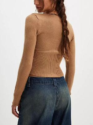 Kamaia Fairburn Heartland S20 Brown Bow Cardigan - view 2