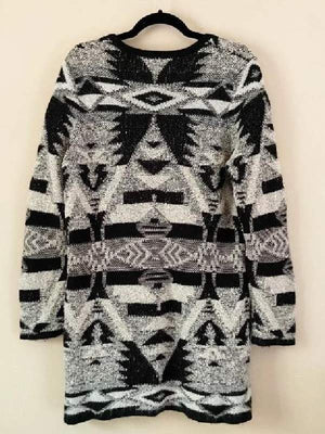 Home Economics 2026 Caitlin McGee Aztec Tribal Texture Cardigan - view 3
