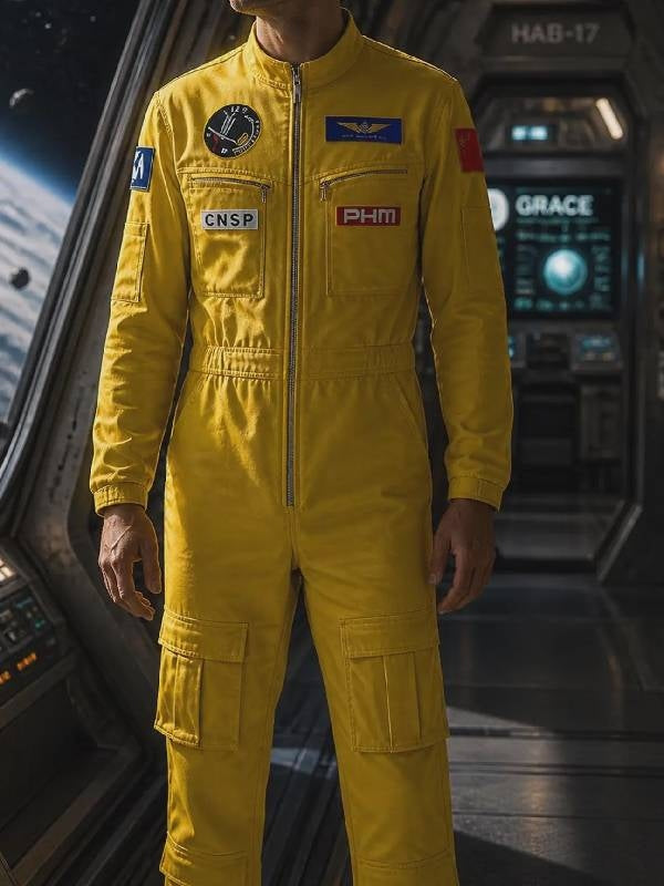 Project Hail Mary Ryan Gosling Yellow Jumpsuit