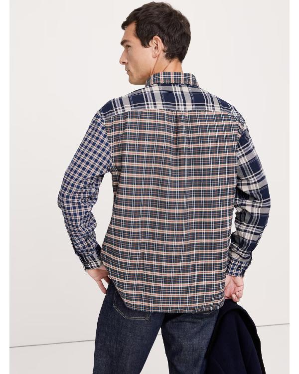 Abbott Elementary S06 Chris Perfetti Patchwork Plaid Shirt - view 4