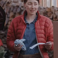 Jana Gillis Everything Christmas Red Puffer Jacket