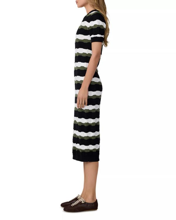 Abbott Elementary S06 Quinta Brunson Striped Knit Dress - view 4