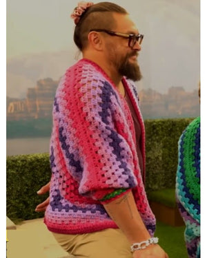 Jason Momoa Crochet Cardigan - view 3