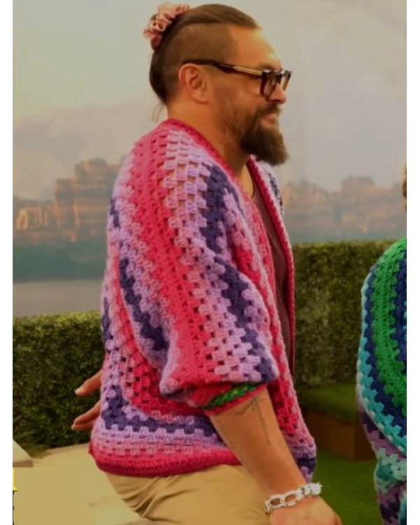Jason Momoa Crochet Cardigan - view 3