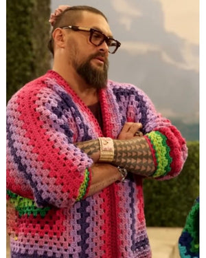 Jason Momoa Crochet Cardigan - view 4
