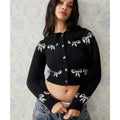 Wild Cherry S01 Isabelle Allen Black Bow Cardigan