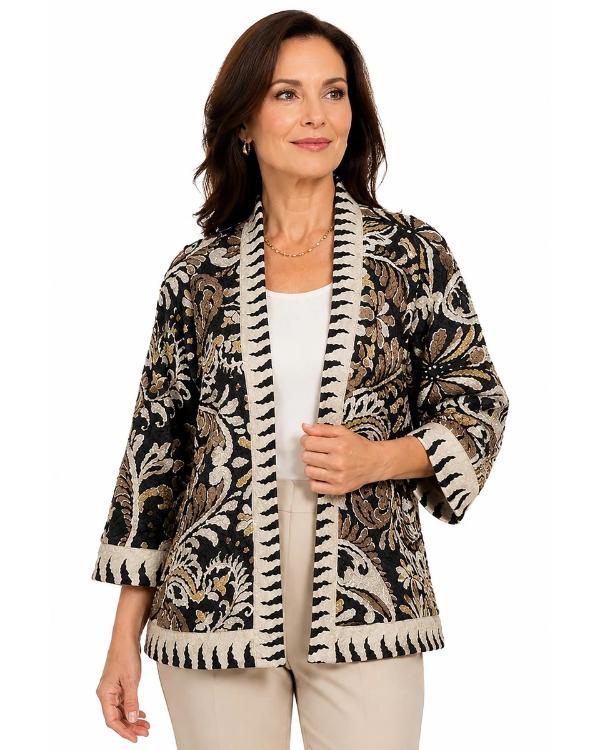 Days of Our Lives 2026 Susan Seaforth Hayes Floral Kimono Jacket - view 2
