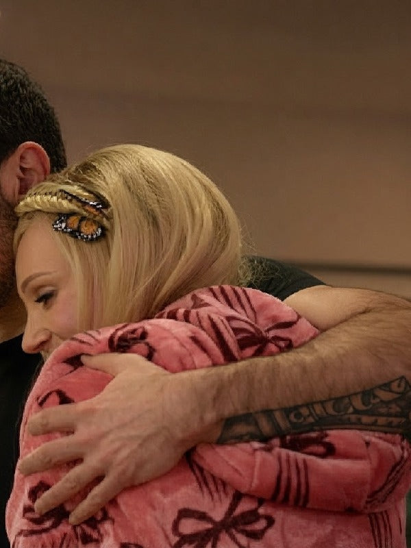 Juno Temple Ted Lasso Season 4 Pink Bow Print Robe
