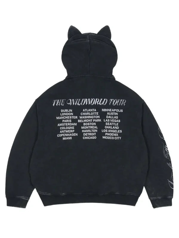KATSEYE WILDWORLD TOUR Cat Ear Hoodie