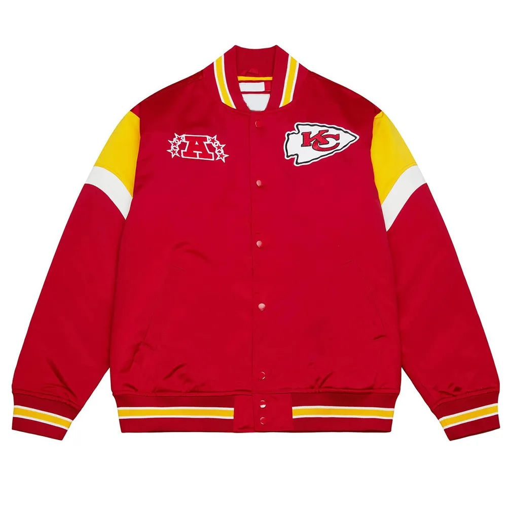 Kansas City Chiefs Red Heavyweight Satin Jacket