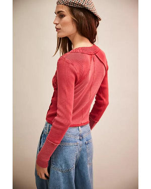 A Merry Little Ex-Mas 2025 Alicia Silverstone Red Cardigan
