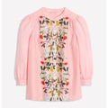 Marble Hall Murders S01 Claire Rushbrook Pink Embroidered Top