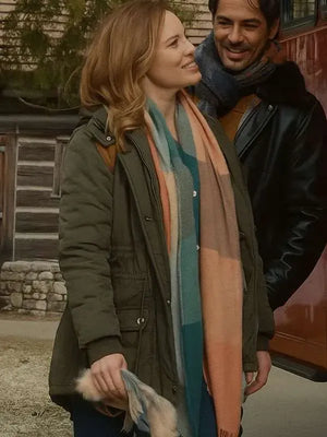 Katie Leclerc A Cherry Pie Christmas Green Jacket