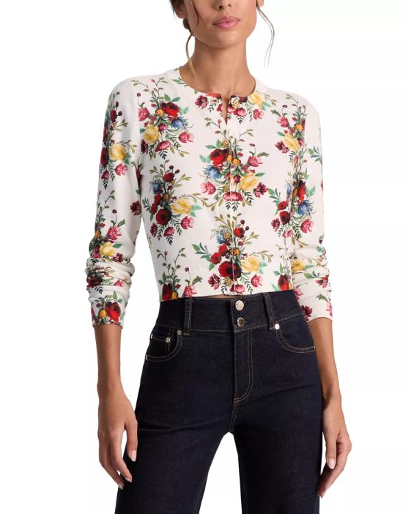 Days of Our Lives 2026 Mary Beth Evans Floral Cardigan - view 4