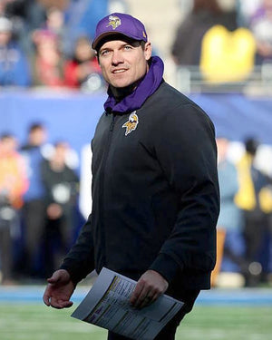Kevin O’Connell Minnesota Vikings Black Bomber Jacket