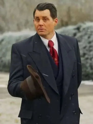 Kristoffer Polaha A Biltmore Christmas Black Coat
