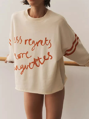 Laenne S2 Kristen Johnston Less Regrets Pullover Sweatshirt