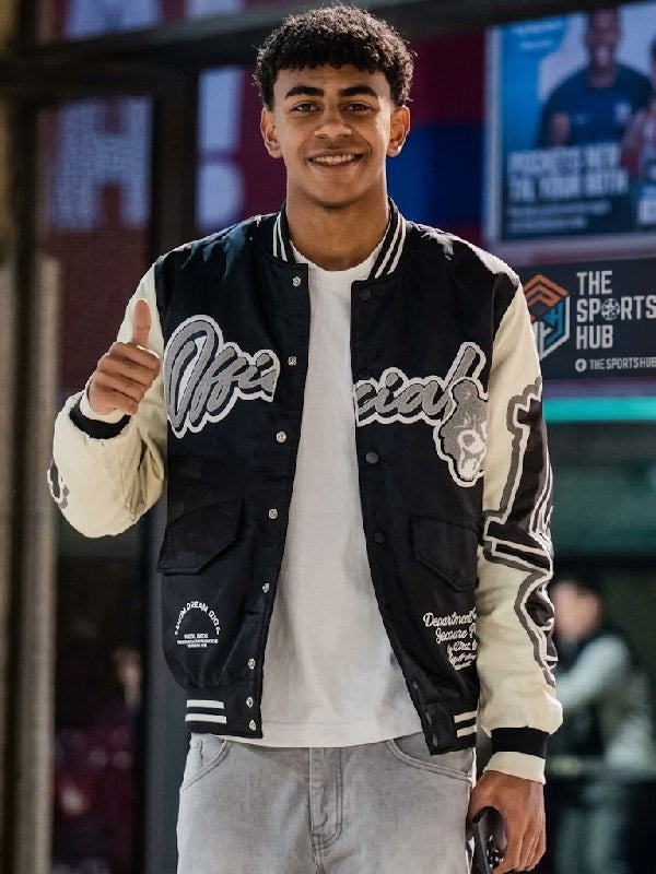Lamine Yamal Teddy 2026 Varsity Jacket