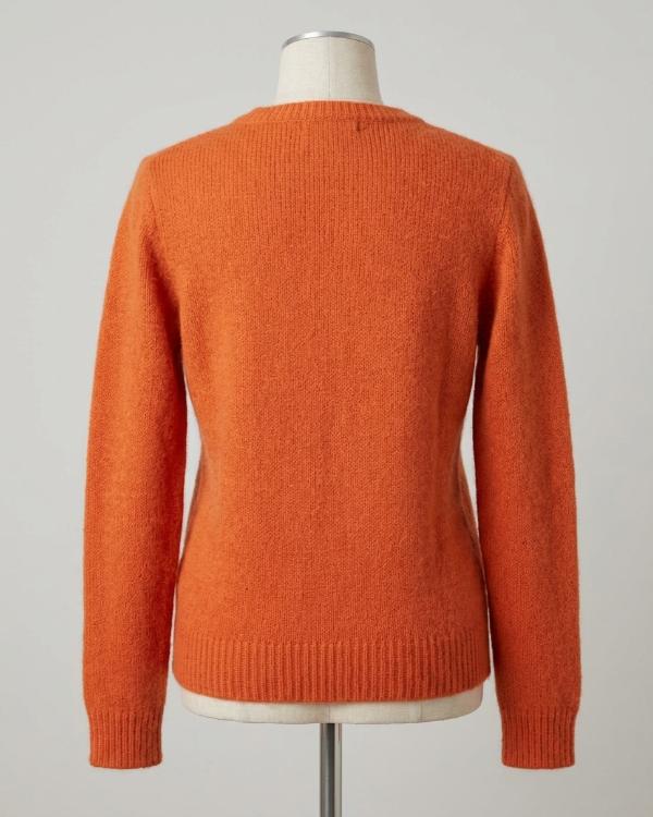 Gilmore Girls S03 Keiko Agena Elephant Print Orange Sweater - view 3