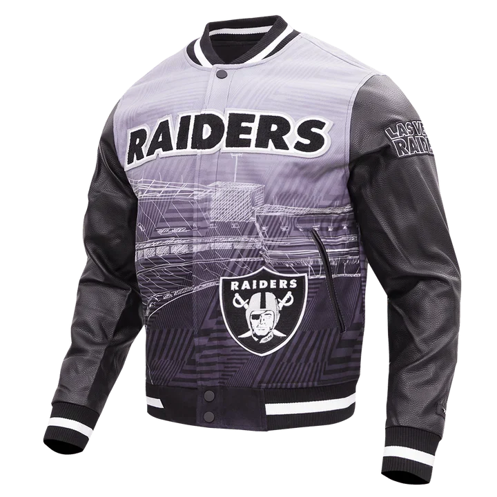 Las Vegas Raiders Remix Varsity Jacket